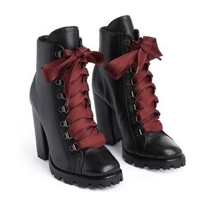 Schutz Zhara Laceup Combat Booties
